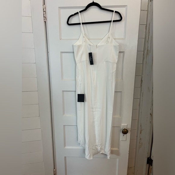 NWT Lulus Reinette White Midi Dress - Picture 2 of 3